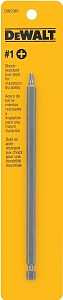 DEWALT DW2061 Power Bit, #1 Drive, Phillips Drive, 1/4 in Shank, Hex Shank, 6 in L, Tool Steel