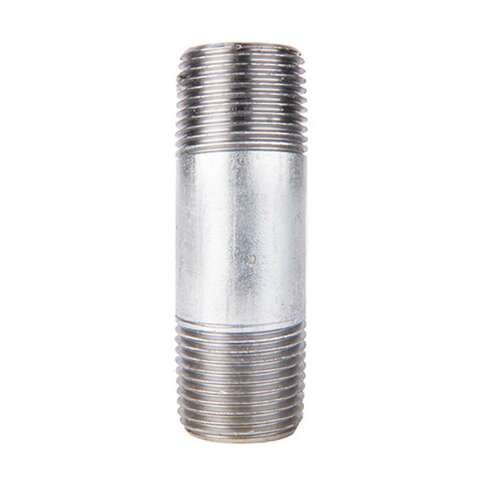 STZ Industries 1/2 in. MIP each X 1/2 in. D MIP Galvanized Steel 2-1/2 in. L Nipple, Pack of 5