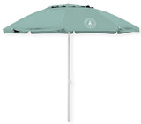 Caribbean Joe CJ-TUVC84FRP Beach Umbrella, 7 ft L Canopy, Steel Frame, Polyester Fabric, Multi-Color Fabric, Pack of 6