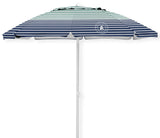 Caribbean Joe CJ-TUVC84FRP Beach Umbrella, 7 ft L Canopy, Steel Frame, Polyester Fabric, Multi-Color Fabric, Pack of 6