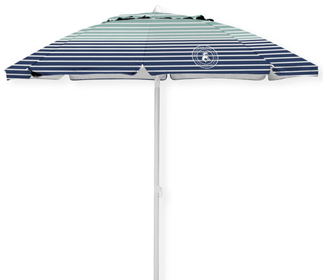 Caribbean Joe CJ-TUVC84FRP Beach Umbrella, 7 ft L Canopy, Steel Frame, Polyester Fabric, Multi-Color Fabric, Pack of 6