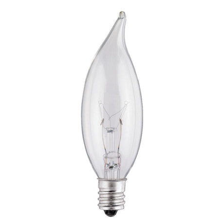 Westinghouse 15 W CA8 Decorative Incandescent Bulb E12 (Candelabra) Warm White 2 pk