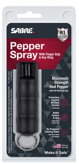Sabre HC-BK-23OC Pepper Spray with Black Ring, Pungent
