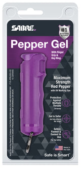 Sabre F15-PRUSG-02 Pepper Spray Key Ring, 0.54 oz Can, Pungent, 1 CD, Lavender