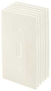 Frost King OSS6H Switch Sealer, 4 in L, 2-1/2 in W, Plastic Foam, White