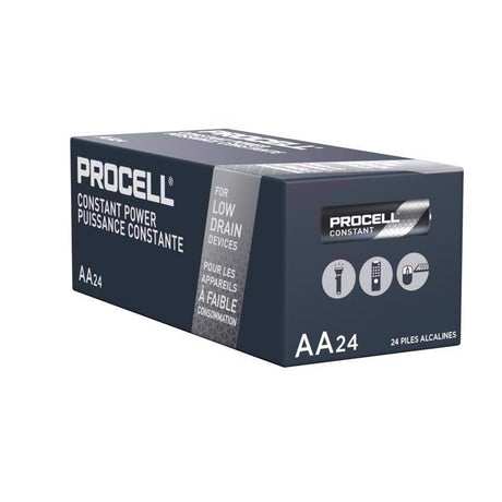 Procell Constant AA Alkaline Batteries 24 pk Boxed