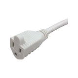 Ace Outdoor 15 ft. L White Extension Cord 16/3 SJTW