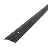 M-D 43366 Carpet Trim, 36 in L, 2 in W, 3/8 in Thick, Aluminum, Mocha