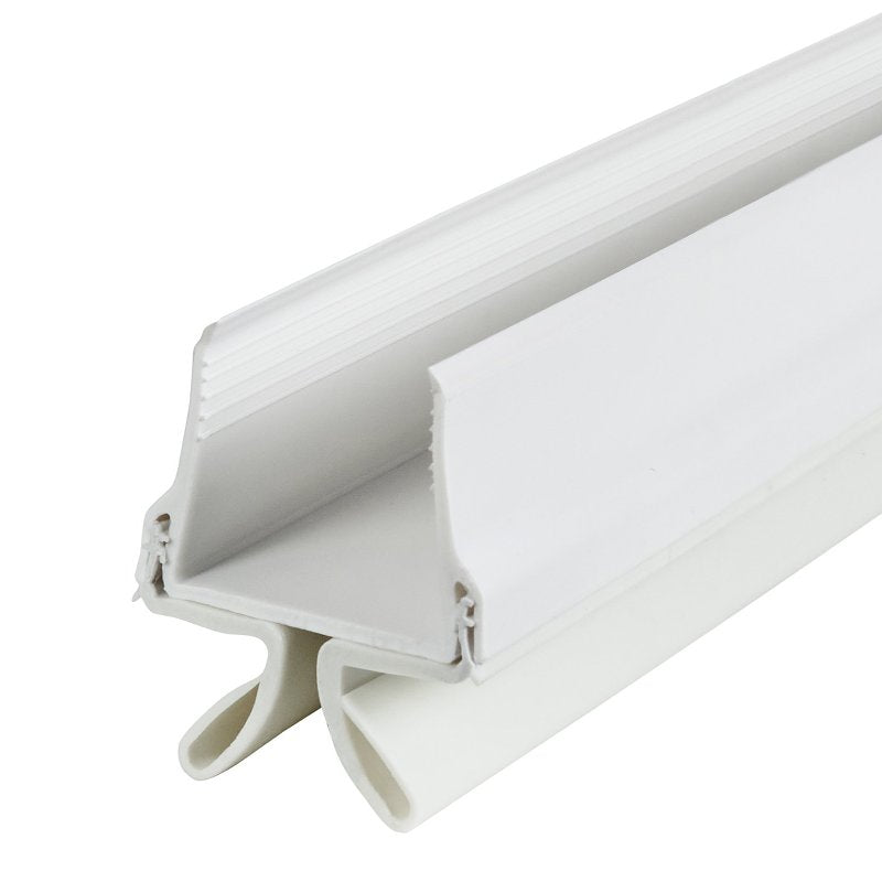 M-D 43398 Door Bottom, 1-1/8 in L, 1-3/4 in W, 32 in H, Vinyl