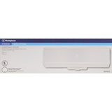 Westinghouse White 2 lights Incandescent Bathroom Channel Fixture Wall Mount