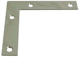 National Hardware 117BC Series N266-569 Corner Brace, 4 in L, 3/4 in W, 4 in H, Steel, Zinc, 0.07 Thick Material, Pack of 20