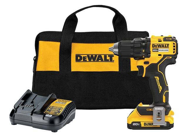 DEWALT 20V MAX Series DCD793D1 Drill/Driver Kit, Battery Included, 20 V, 2 Ah, 1/2 in Chuck, Keyless Chuck