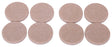 ProSource FE-S101-PS Furniture Pad, Felt Cloth, Beige, 1-1/2 in Dia, 3/16 in Thick, Round