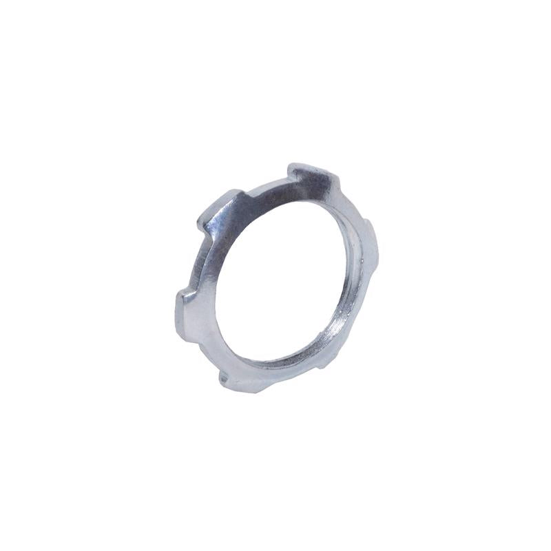 Sigma Engineered Solutions ProConnex 1-1/4 in. D Zinc-Plated Steel Electrical Conduit Locknut For Ri, Pack of 50