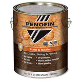 Penofin Transparent Matte Ebony Oil-Based Alkyd-Oil Stain and Sealer 1 gal, Pack of 4