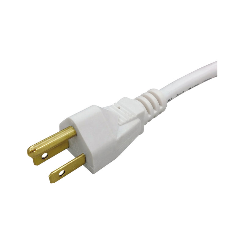 Ace Outdoor 50 ft. L White Extension Cord 16/3 SJTW