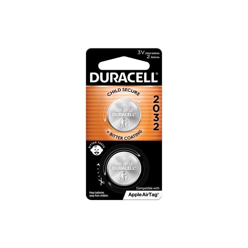 Duracell Lithium Coin 2032 3 V 210 mAh Security and Electronic Battery 2 pk, Pack of 6