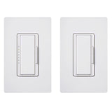 Lutron Maestro White 150 W 3-Way Dimmer Switch 1 pk