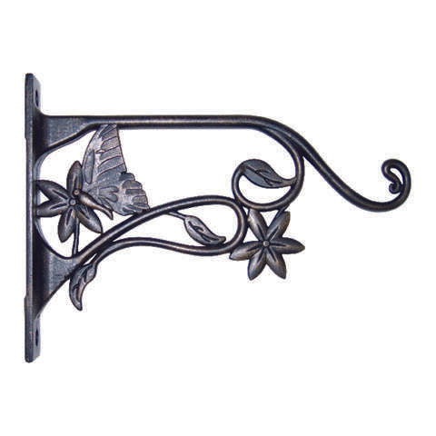 Panacea Bronze Steel 9 in. H Butterfly Plant Hook 1 pk