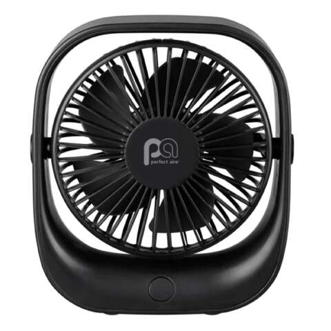 Perfect Aire 5.75 in. H X 5 in. D 3 speed USB Fan