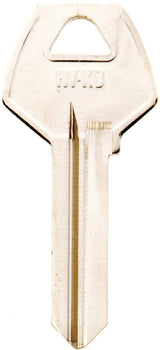 Hy-Ko 11010CO98 Key Blank, Brass, Nickel, For: Corbin Russwin Cabinet, House Locks and Padlocks, CO98 Key Number, Pack of 10