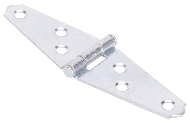 ProSource LSH-Z02-013L Strap Hinge, 1.2 mm Thick Leaf, Steel, 180 Range of Motion, Screw Mount Mounting, Pack of 10