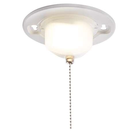 ETI 1.76 in. H X 4.72 in. W X 4.72 in. L White Ceiling Light