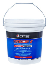 Tower Sealants CATEGORY 5 TS-00095 Knife-Grade Textured Patch, White, 1 gal, Pack of 4