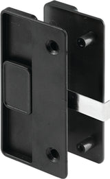 Prime-Line A 218 Latch and Pull, 4-1/8 in L Handle, 15/16 in H Handle, Plastic/Steel, Black
