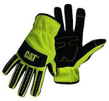 Cat CAT012250L Utility Gloves, Men's, L, Open Cuff, Spandex, Green