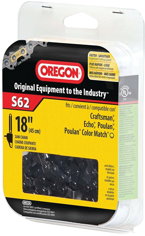 Oregon S62 Chainsaw Chain, For: Husqvarna, Jonsered, Makita, Echo, Ryobi, Poulan, Sears and Dayton Chainsaws, 0.05