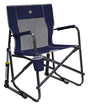 GCI Outdoor 37060 Freestyle Rocker Chair, 25 in OAW, 24 in OAD, 34.8 in OAH, Fabric/Plastic/Steel, Indigo Blue, Pack of 2