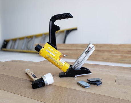 Powernail 445FSW Hardwood Flooring Stapler, 100 Magazine, 1-1/2 to 2 in Fastener