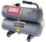 Senco PC1131 Air Compressor, Tool Only, 4.3 gal Tank, 2 hp, 115 V, 125 psi Pressure, 1-Stage, 4.4 scfm Air