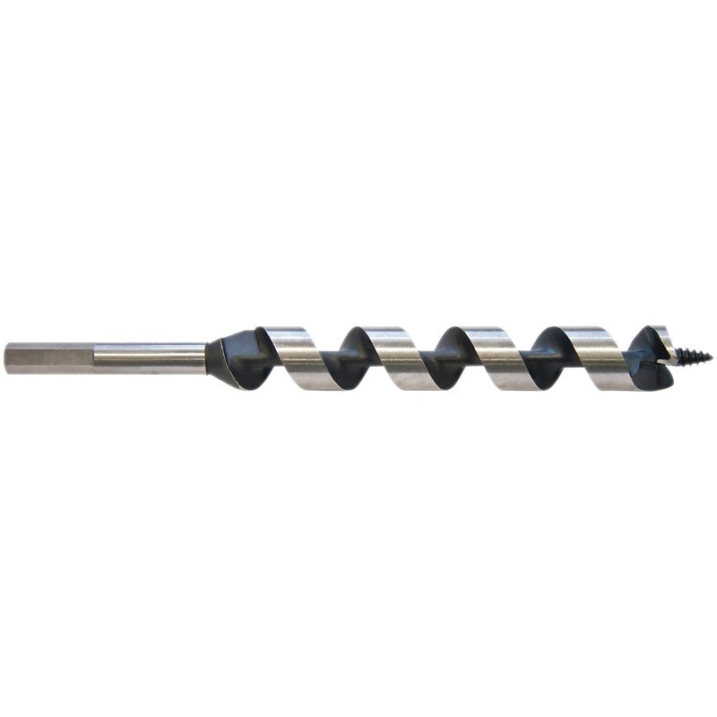 Vulcan 227801OR Auger Drill Bit, 3/8 in Dia, Spiral Flute, 1-Flute, Hex Shank