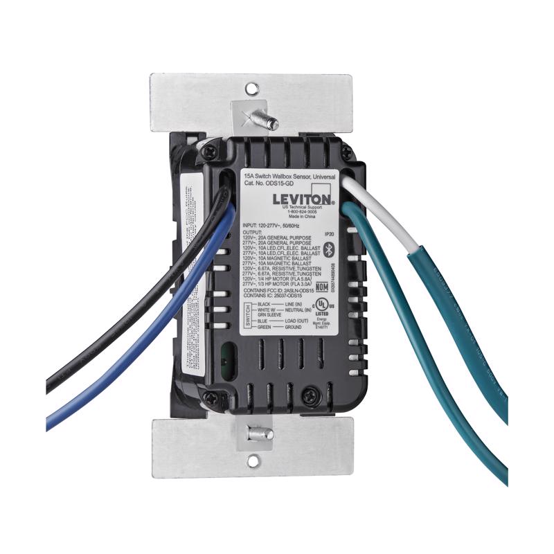 Leviton Decora 10 amps Motion Sensor Switch White 1 pk