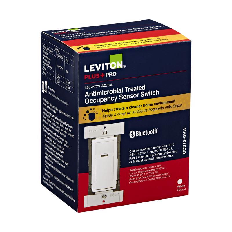Leviton Decora 10 amps Motion Sensor Switch White 1 pk