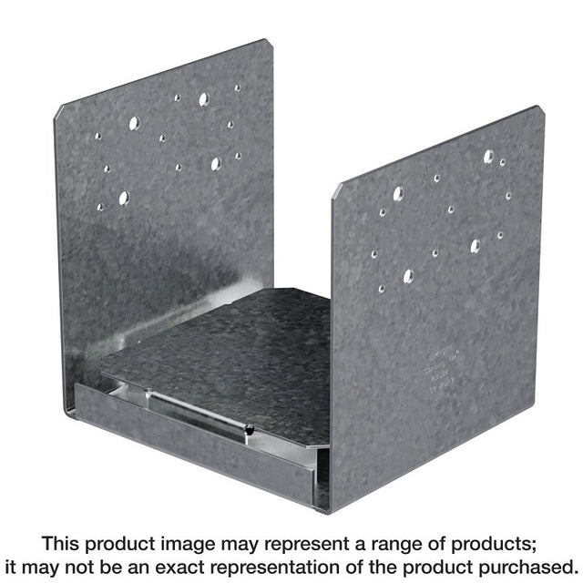 Simpson Strong-Tie ABU ABU66Z Post Base, 6 x 6 in Post, 12 ga Gauge, Steel, ZMAX