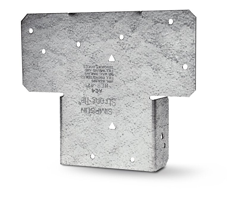 Simpson Strong-Tie AC AC4Z Post Cap, 4 x 4 in Post/Joist, Steel, ZMAX, Pack of 20