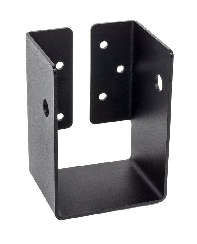 Simpson Strong-Tie APHH APHH46 Joist Hanger, 5-1/8 in H, 3 in D, 3-9/16 in W, 4 x 6 in, Steel, Black, ZMAX, Pack of 2