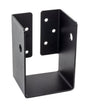 Simpson Strong-Tie APHH APHH46 Joist Hanger, 5-1/8 in H, 3 in D, 3-9/16 in W, 4 x 6 in, Steel, Black, ZMAX, Pack of 2