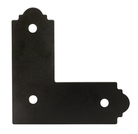 Simpson Strong-Tie APL APL4 Flat L-Strap Tie, 12 ga Gauge, Steel, Black, Powder-Coated, Pack of 8