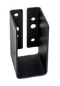 Simpson Strong-Tie APLH APLH24 Joist Hanger, 3-5/16 in H, 1-7/8 in D, 1-9/16 in W, 2 x 4 in, Steel, Black, ZMAX, Pack of 12