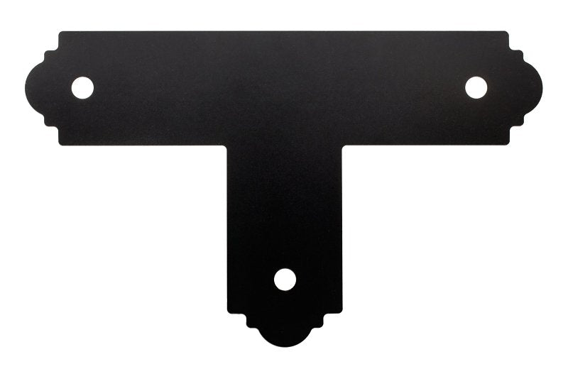 Simpson Strong-Tie APT APT4 T-Strap Tie, 12 ga Gauge, Steel, Black, Powder-Coated/ZMAX, Pack of 8