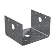Simpson Strong-Tie BC BC40 Post Base, 4 x 4 in Post, 18 ga Gauge, Steel, Galvanized/Zinc, Pack of 50