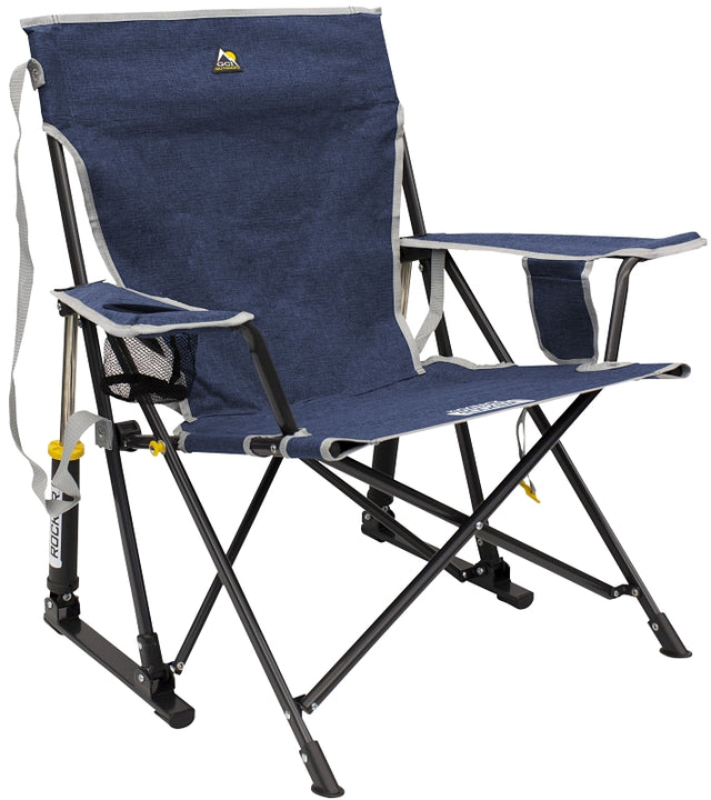 GCI Outdoor 410145 Kickback Rocker Chair, 32-1/2 in OAW, 27.2 in OAD, 31.7 in OAH, Fabric/Plastic/Steel, Pack of 4