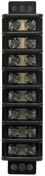 Gardner Bender GTB-408 Terminal Block, 600 V, 30 A, 8 -Pole, 2 -Row