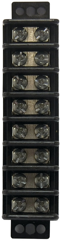 Gardner Bender GTB-408 Terminal Block, 600 V, 30 A, 8 -Pole, 2 -Row