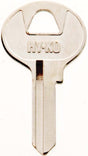 Hy-Ko 11010M3 Key Blank, Brass, Nickel, For: Master Cabinet, House Locks and Padlocks, M3 Key Number, Pack of 10