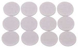 ProSource FE-50223-PS Furniture Pad, Felt Cloth, White, 7/8 in Dia, 5/64 in Thick, Round